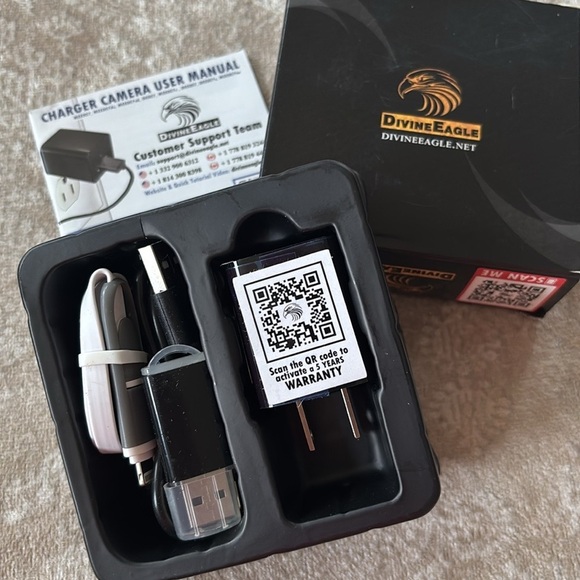 NIB Plug-in Full HD Dome Hidden Camera 1080p Pet Cam Motion Detection Security - Picture 2 of 13